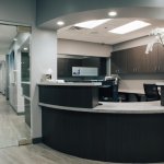 Reception desk, Valencia, CA Endodontics office